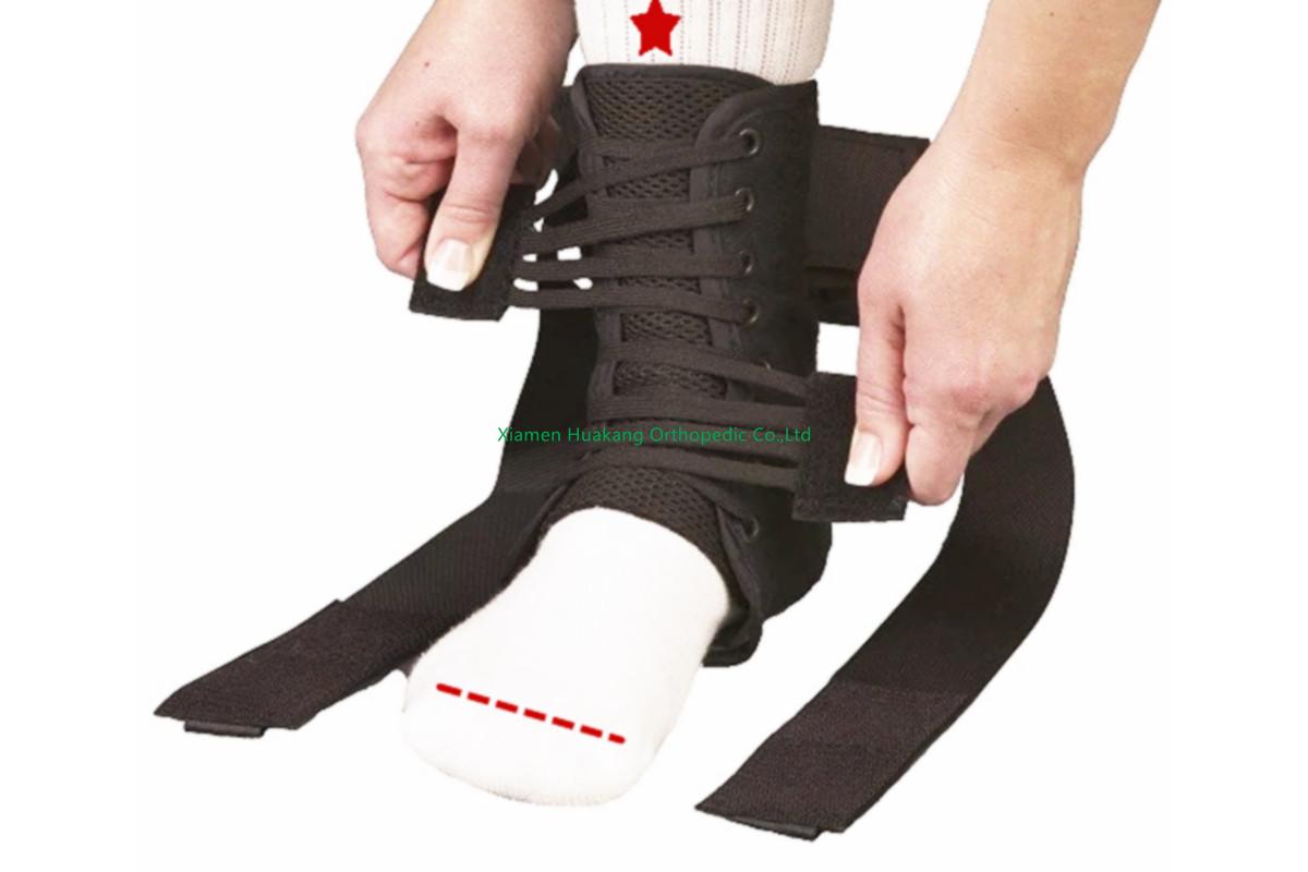 speed lacer up ankle foot support brace